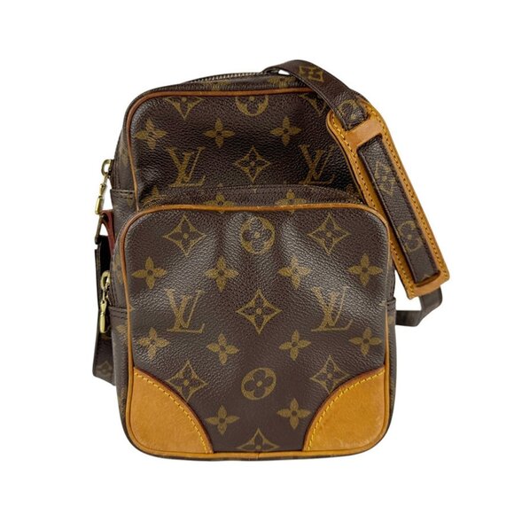 LOUIS VUITTON Brown Monogram Canvas Shoulder Bag - Picture 1 of 5